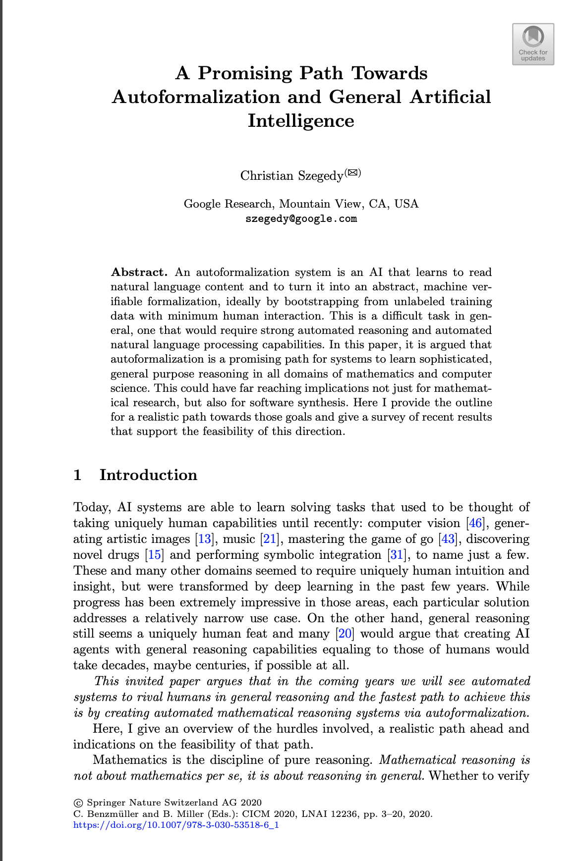 Picture of the first page of the research paper