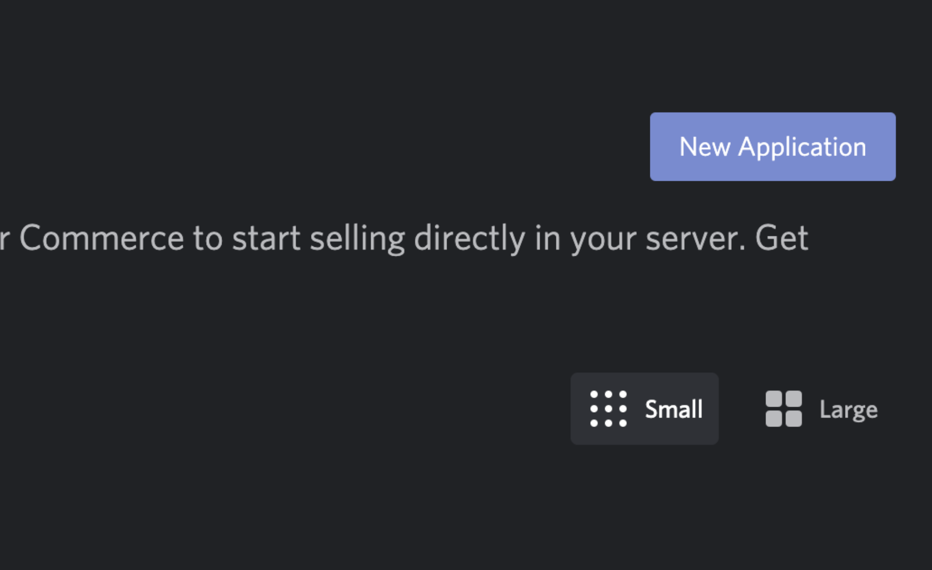 Create a new Discord application